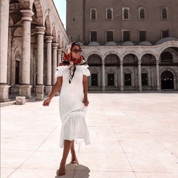 ✨ZARA Maxi Flounce Ruffle Trim Dress ✨ - Picture 1 of 9